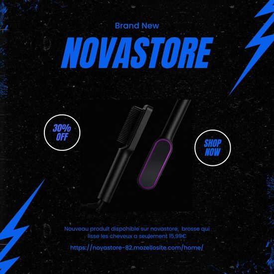 Brosse lissante cheveux